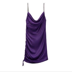 29. ZARA Satin Mini Dress Slip Dress Y2K